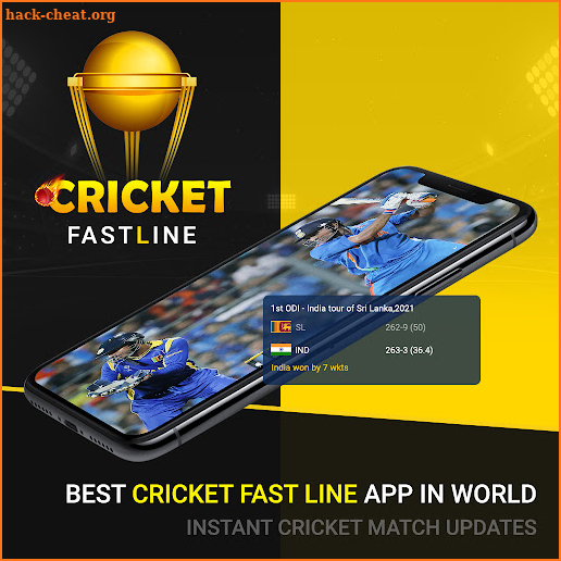 Cricket Fast Line - Live Score & Analysis screenshot