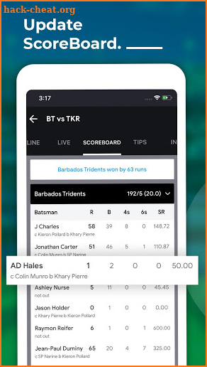 Cricket Fast Live Line screenshot