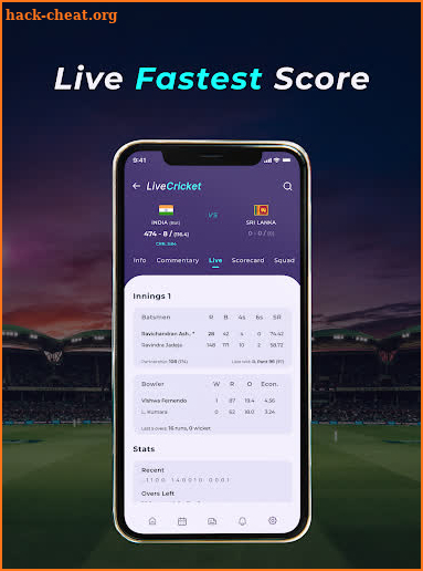 Cricket Live Line Fast Scores screenshot