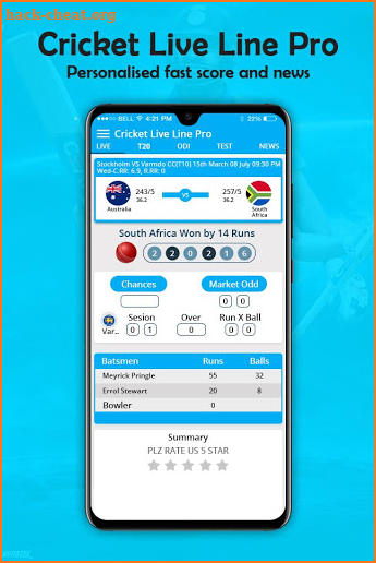 Cricket Live Line Pro - Watch All Live Matches screenshot