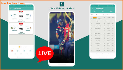 Cricket Live Match screenshot
