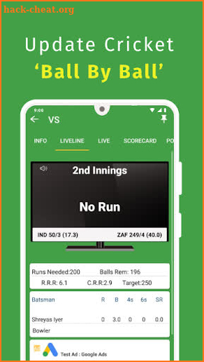 Cricket Live Match Follow PSL screenshot