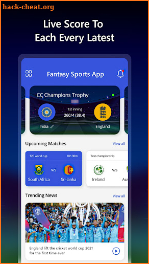 Cricket Live Tv : Score, News screenshot