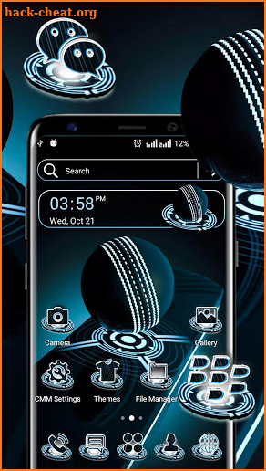 Cricket Sci-Fi Launcher Theme screenshot