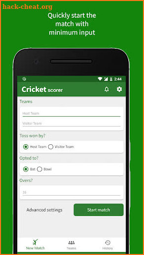 Cricket Scorer screenshot