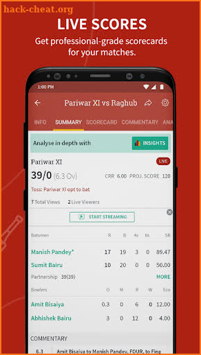 Cricket Scoring App - CricHeroes screenshot