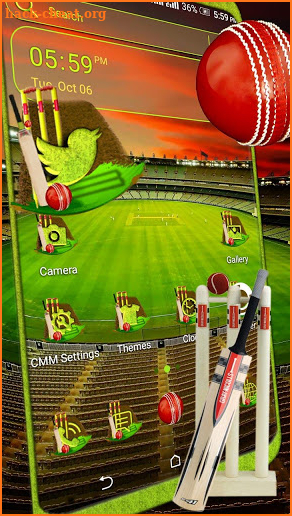 Cricket Stadium Theme Launcher screenshot