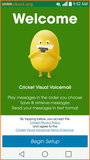 Cricket Visual Voicemail screenshot
