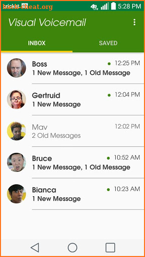Cricket Visual Voicemail screenshot