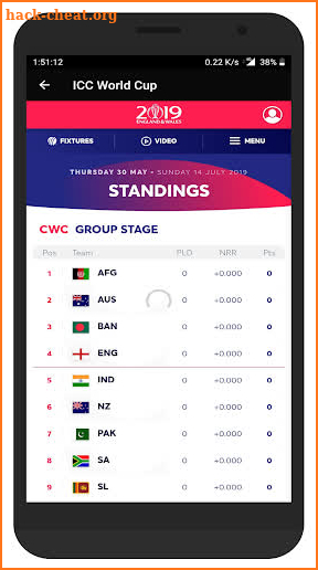 Cricket World Cup 2019 Live Match, Schedule & More screenshot