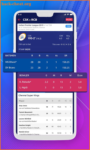 CrickGuru™ - Live Cricket Scores 2019 screenshot