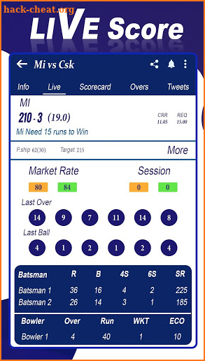 Crickz Live Score 2020 screenshot
