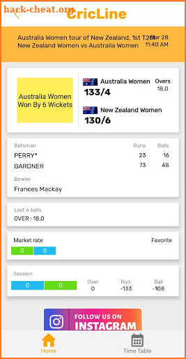 Cricline Exchange - Live Cricket Scores screenshot