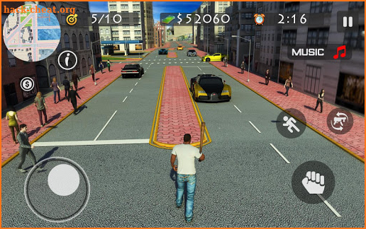 Crime Car City Gangster Shooting screenshot