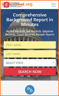 Criminal Background Check Online screenshot
