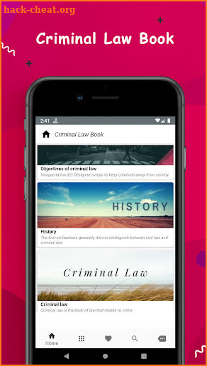 Criminal Law Book screenshot