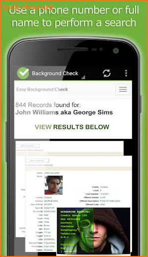 Criminal Search Background Check People Finder App screenshot