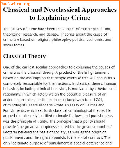 criminology screenshot