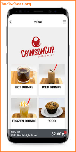 Crimson Cup Coffee screenshot