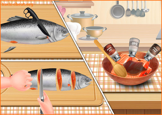 Crispy Fish Burger Recipe - Girls Cooking Game screenshot