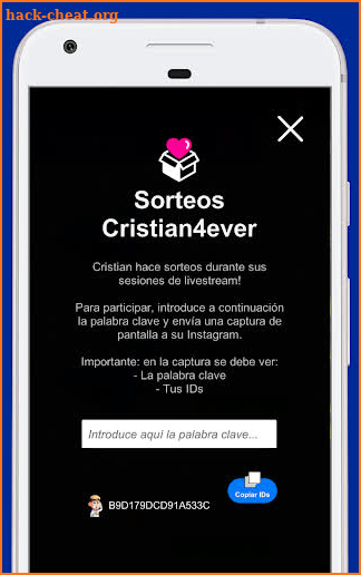 Cristian4ever - Regalos y Sorteos screenshot