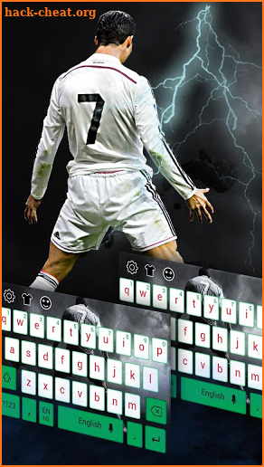 Cristiano Football Player Keyboard screenshot
