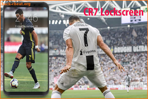 Cristiano Ronaldo CR7 Lock Screen screenshot