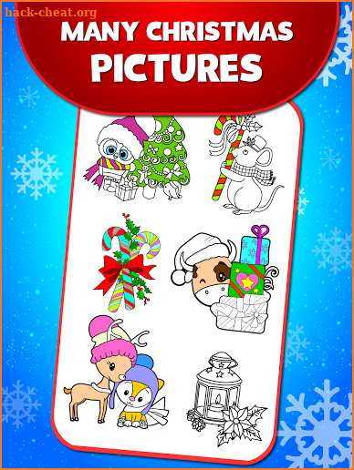 Cristmas Coloring Book By Numbers screenshot
