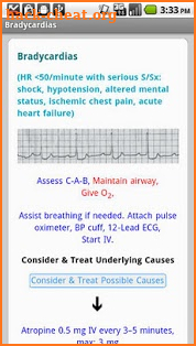Critical Care ACLS Guide screenshot