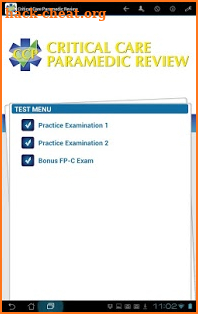 Critical Care Paramedic Review screenshot