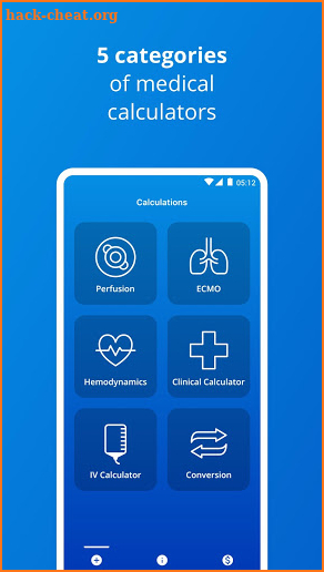 Critical Care – Perfusion Calc screenshot