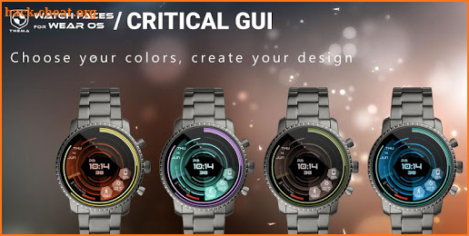 Critical GUI Watch Face screenshot
