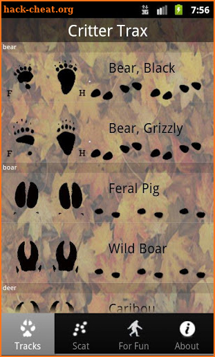 Critter Trax - Wild Animal Tra screenshot