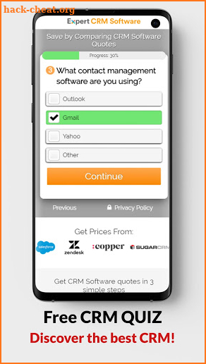 CRM Finder Pro screenshot