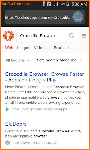 Croc Zero - Privacy Focused Browser screenshot