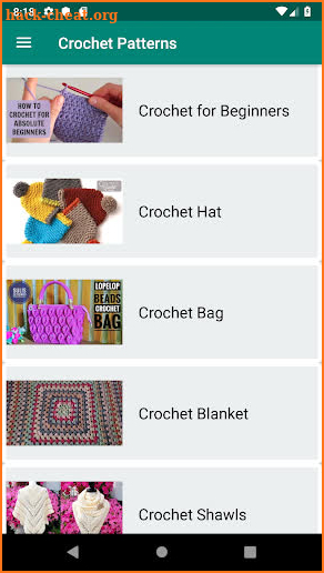 Crochet Patterns Crochet Stitches screenshot