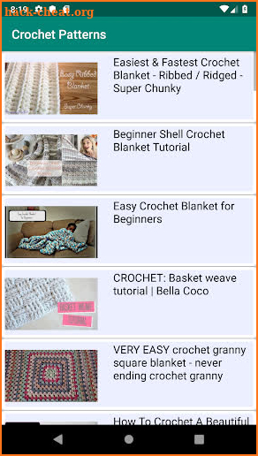 Crochet Patterns Crochet Stitches screenshot