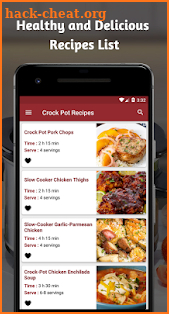 Crock Pot Recipes : Tasty Crockpot Recipe App screenshot