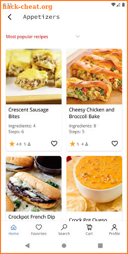 CrockPot and Oven Recipes screenshot