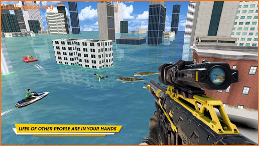 Crocodile Hunting Attack City Simulator screenshot