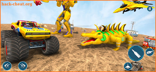Crocodile Robot Jet Transform screenshot