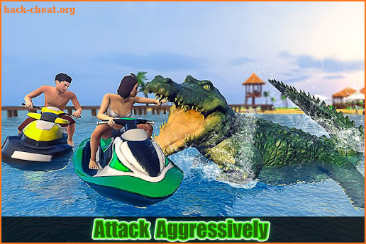 Crocodile Simulator 2019: Beach & City Attack screenshot