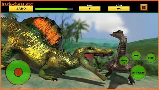 Crocodile vs Dinosaur Wild City Attack screenshot