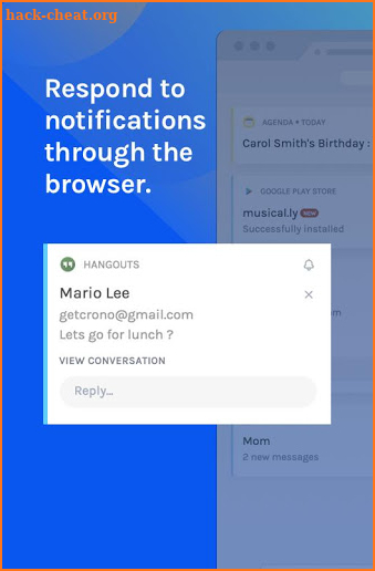 Crono - Notifications, Messages, Clipboard on PC screenshot