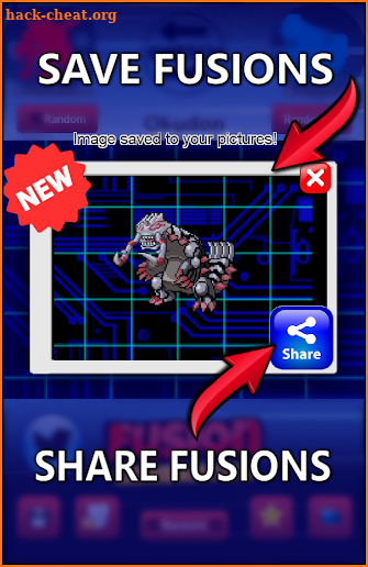 Cross Fusion - (PKM X DGM) Pogimon Monster Maker screenshot