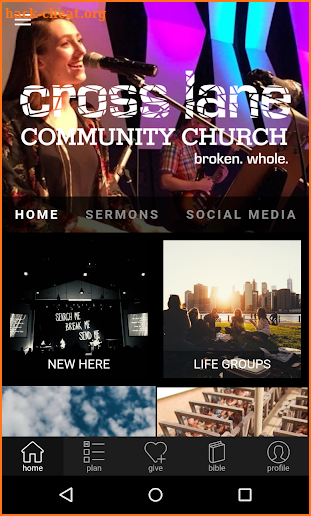 Cross Lane Community Church screenshot