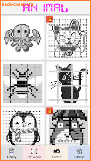 Cross Stitch Animal Art Pixel screenshot