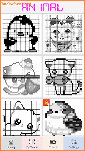 Cross Stitch Animal Art Pixel screenshot