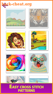 Cross Stitch - Color by Number, Pixel Art Coloring screenshot