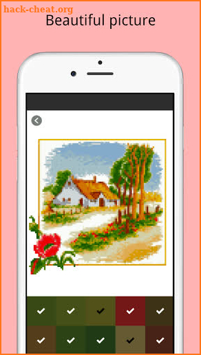 Cross Stitch Pixel Paint By Number screenshot